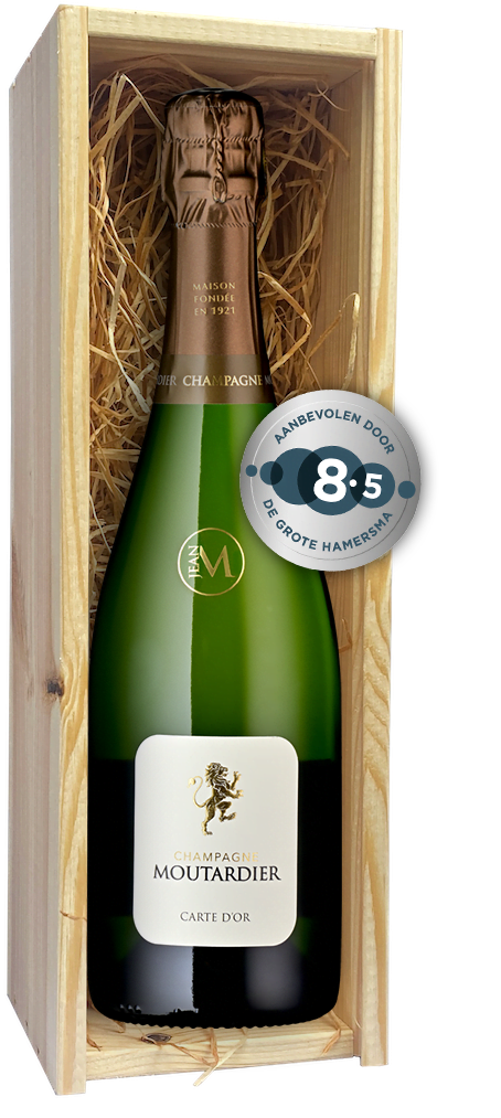 Champagne cadeau Moutardier Carte d'Or