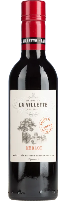 La Villette Merlot - half flesje (0,375 liter)